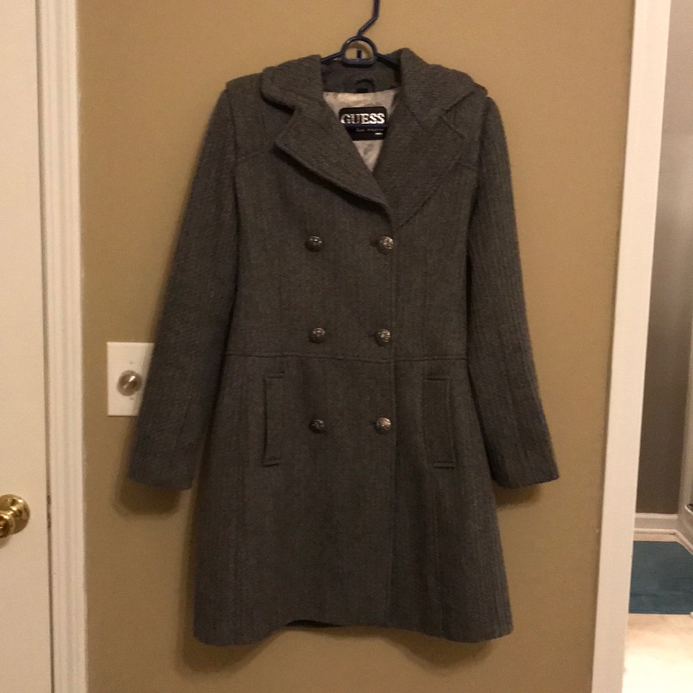 Guess gray coat